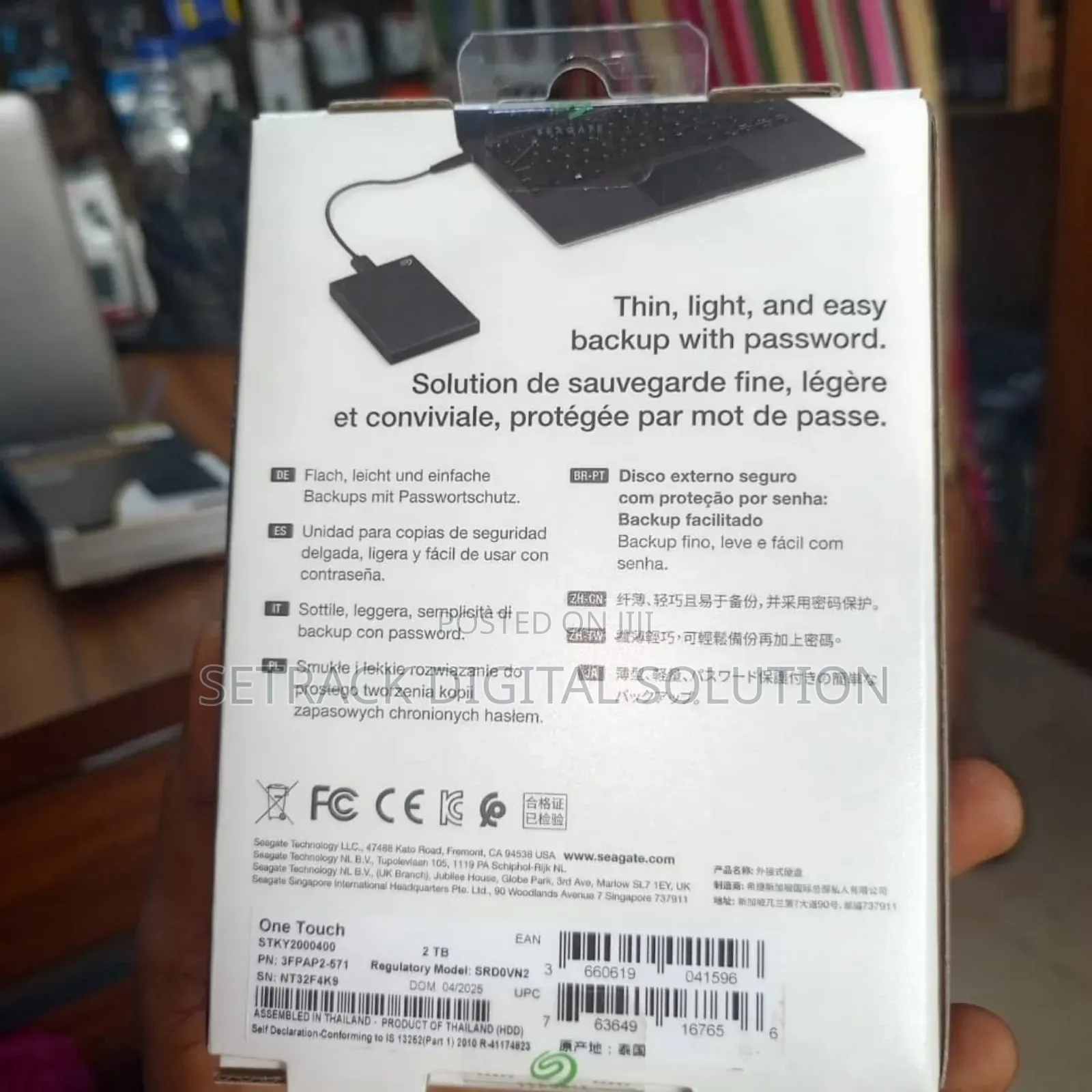 2tb Seagate One Touch External Hard Drive