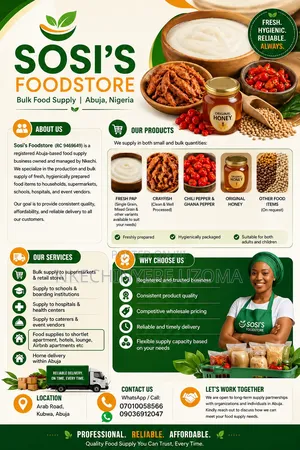 Bulk Food Supplier in Abuja