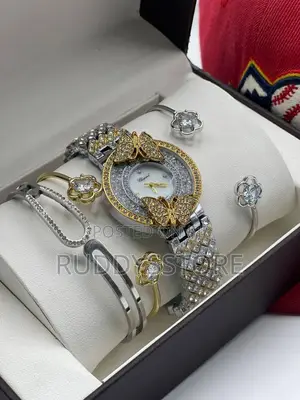 Luxury Female Complete Set Jewelry Wristwatch