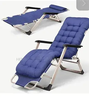 Relaxing Chair Black and Blue
