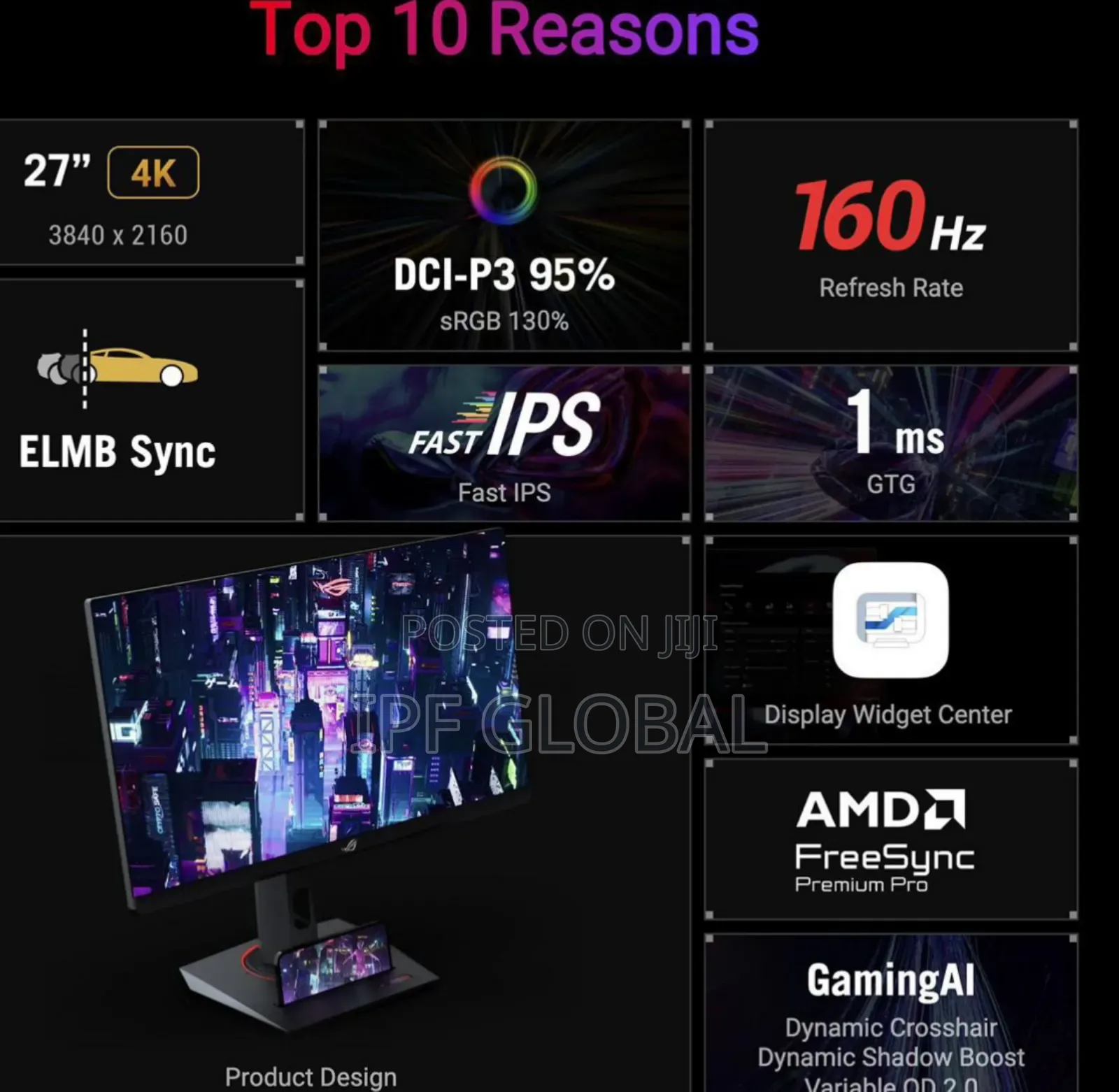 Brandnew Sealed Asus Rog Strix 27"
