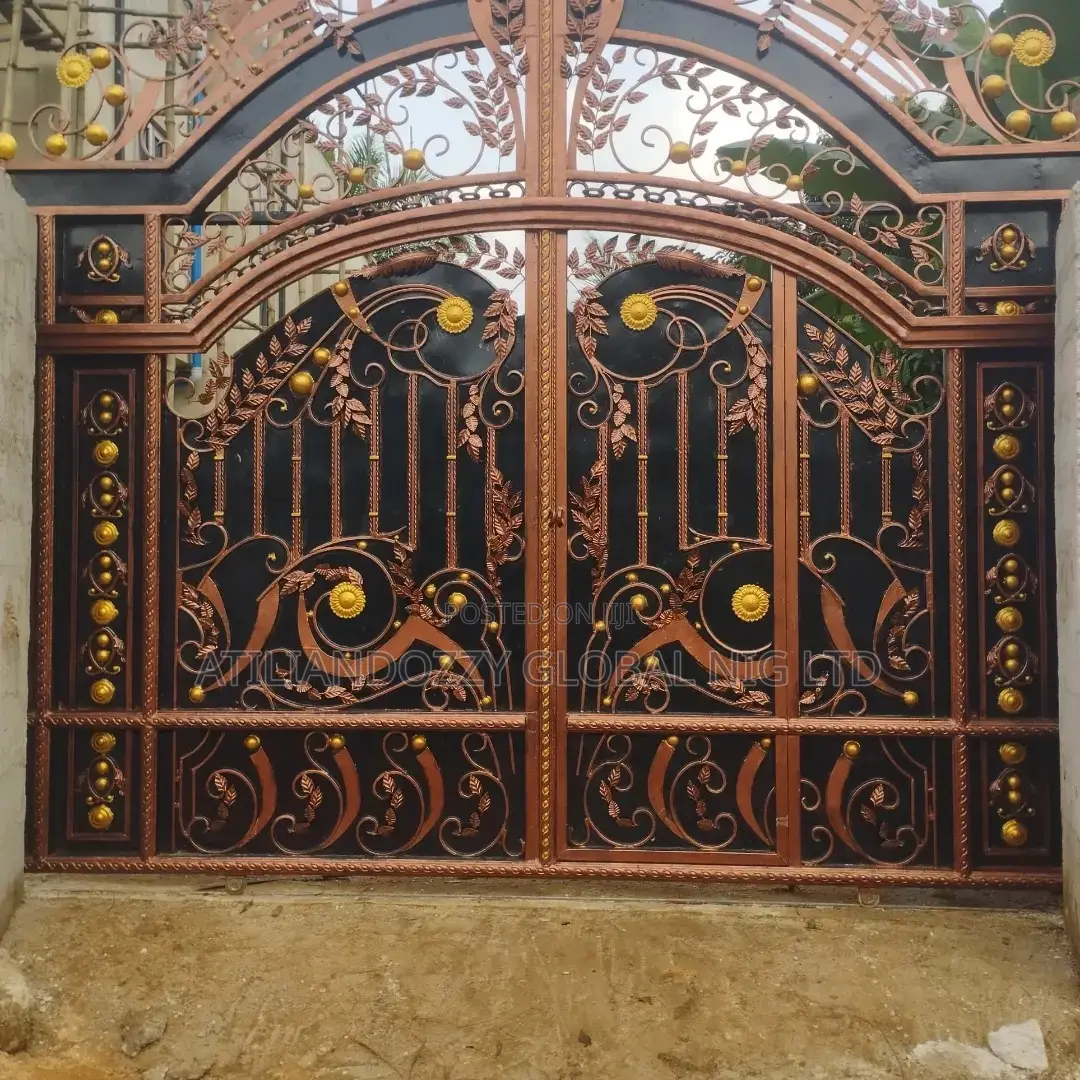 Customized Handcrafted Wrought Iron Gate