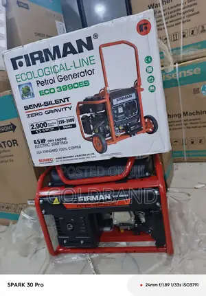 Firman Eco3990es Petrol Generator – Compact Power Unit