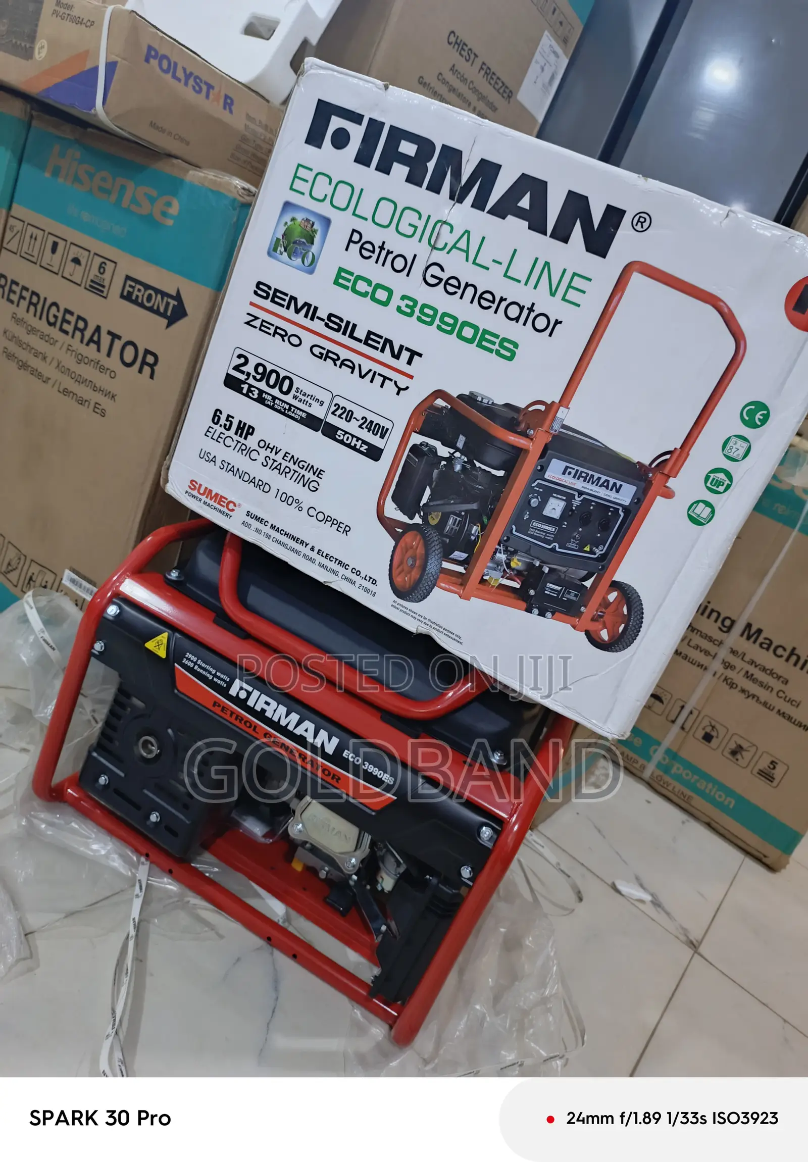 Firman Sumec Eco3990es Generator – High Efficiency Engine