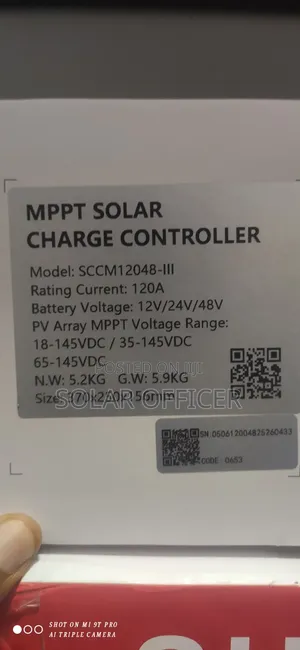 120am MPPT Solar Charger Controller Felicity