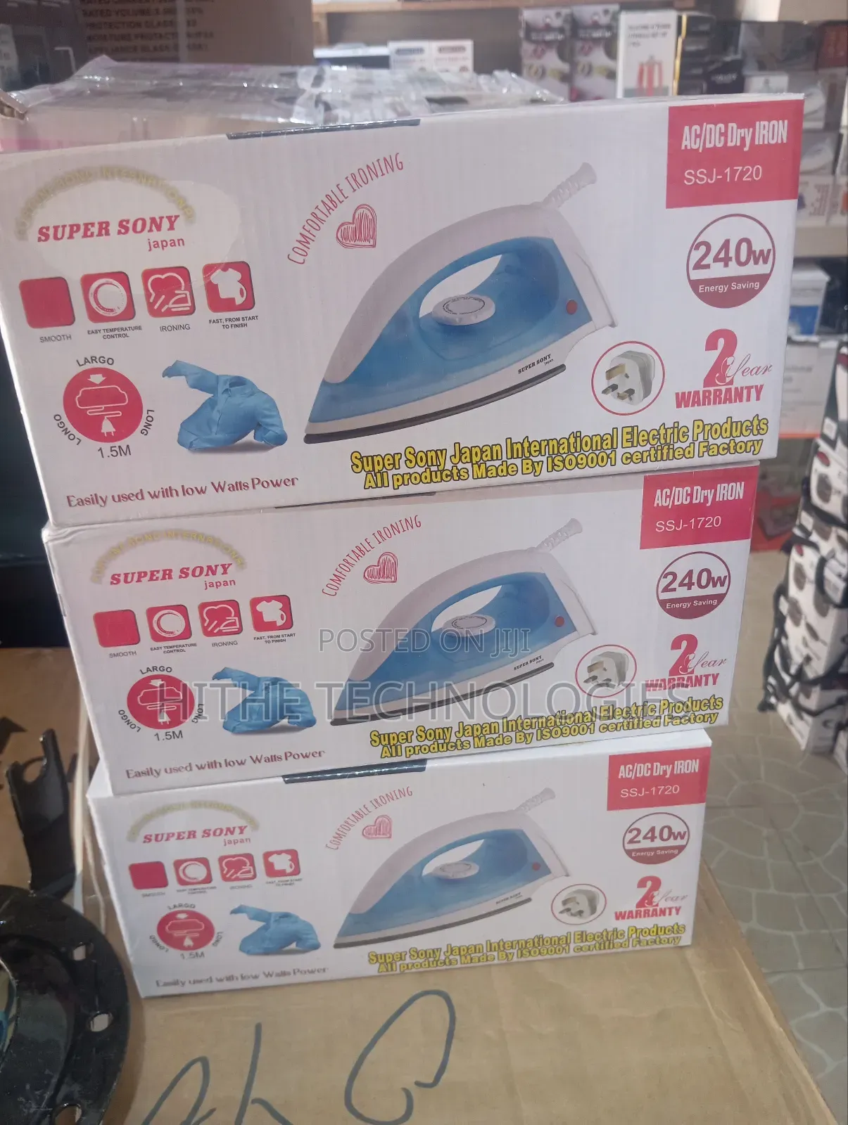 Solar Iron (Low Energy Consumption)
