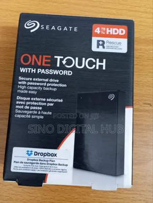 Seagate One Touch Harddrive 4tb