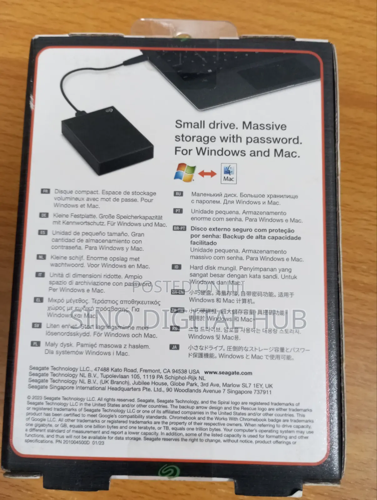 Seagate One Touch Harddrive 4tb