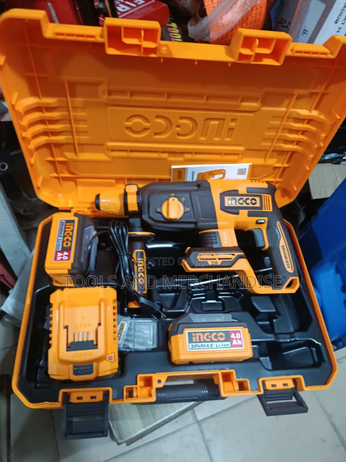 Cordless Rotary Hammer Machine (Ingco and Total)