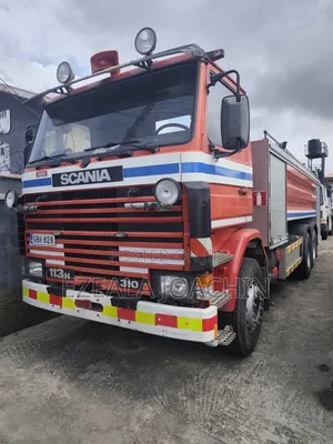 European Used Fire Fighter Tuck Scania 113m