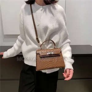 Emma Cute Classy Mini Croc Skin Leather Bag