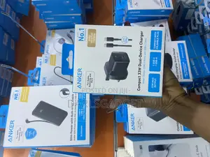 Anker 33w Fast Charger Dual Port Usb-C Usb-a Compact Wall Plug