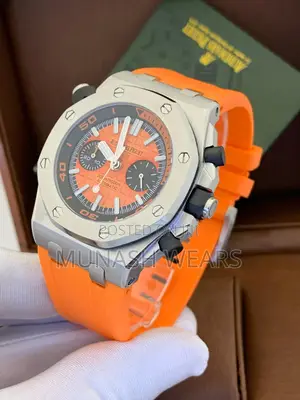 Audemars Piguet Rubber Strap Chronograph Wristwatch