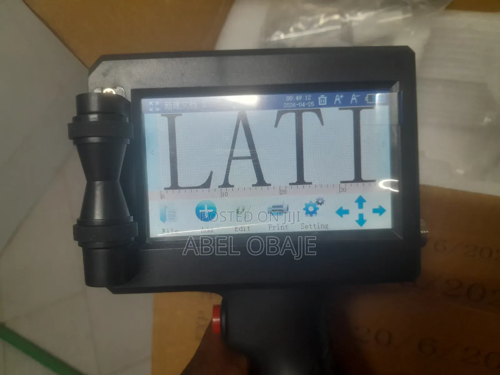 Fairly Used Ink Coding Machine Date Batch Expiry.