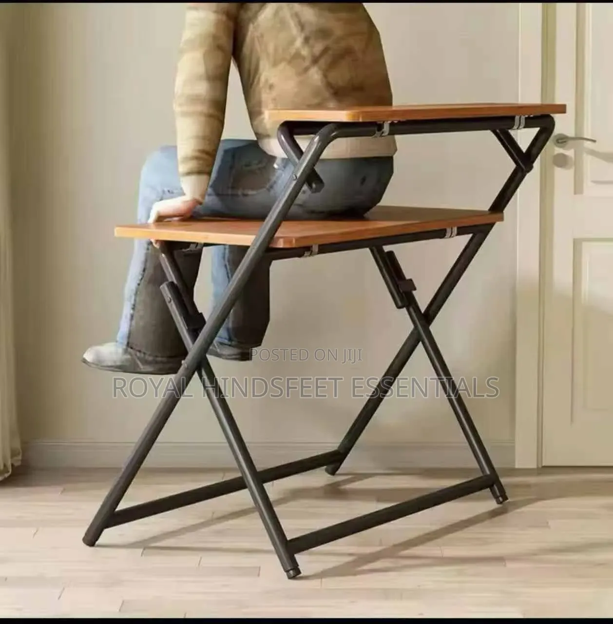 2 Tier Foldable Work Station Table