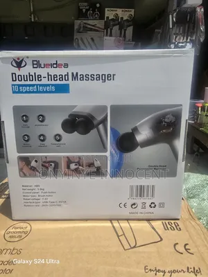 Blueidea Double-Head Massager – 10 Speed Levels Usb-C Charging