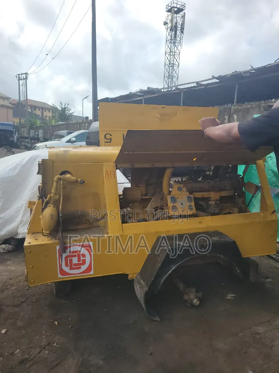 Sullair 450 CFM Mobile Air Compressor