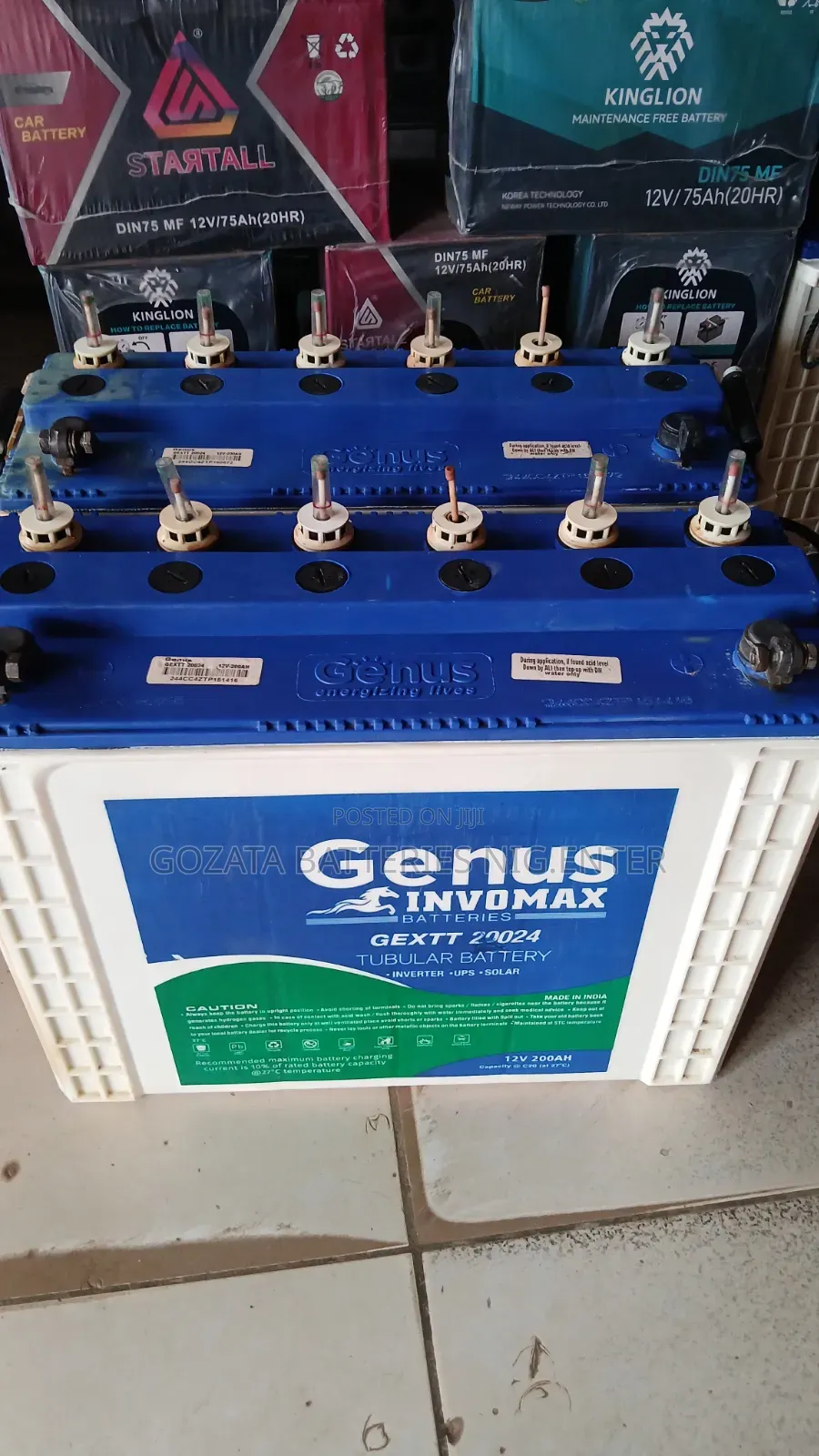 Fairly Used Tubular Battery