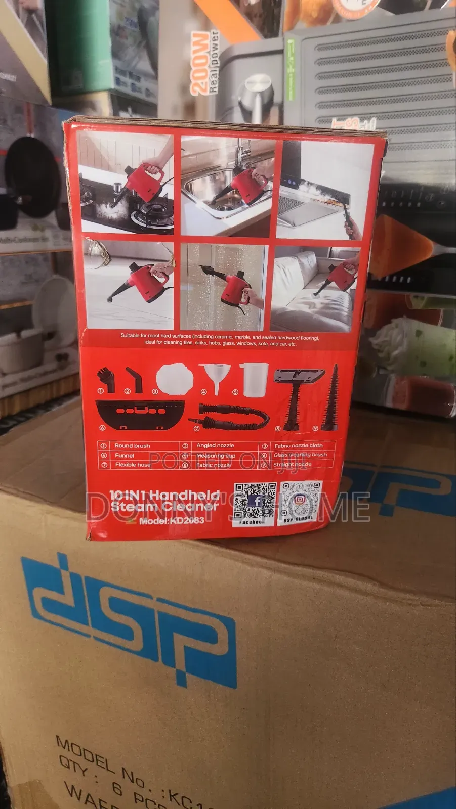 DSP Kd2083 Handheld Steam Cleaner