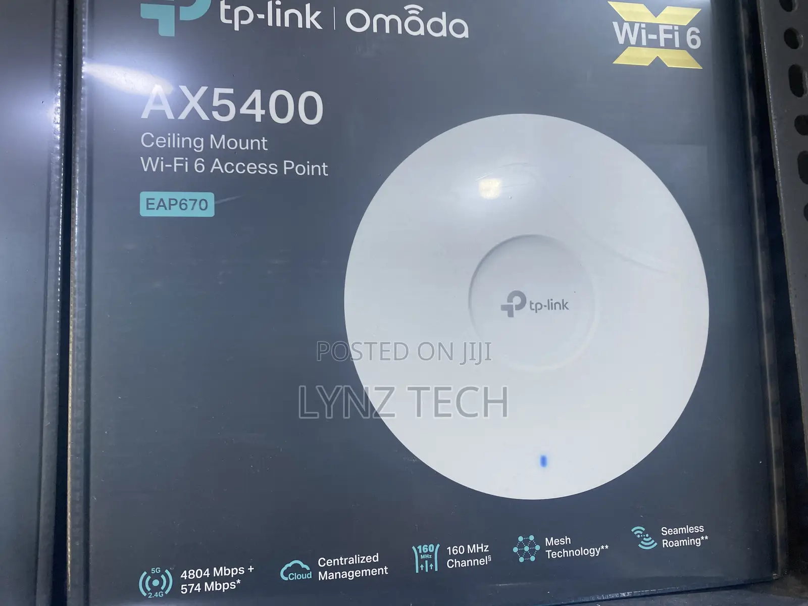 Tplink Ax5400 Ceiling Mount Wi-Fi 6 Access Point