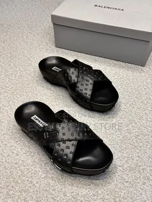 High Quality Luxury Balenciaga Cross Slipper