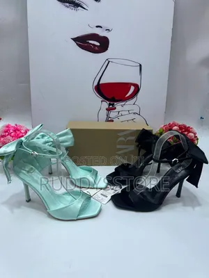 Zara Minimal Squared Toe Heels