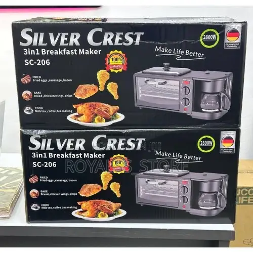Silver Crest Multi Function 3in1 Breakfast Maker