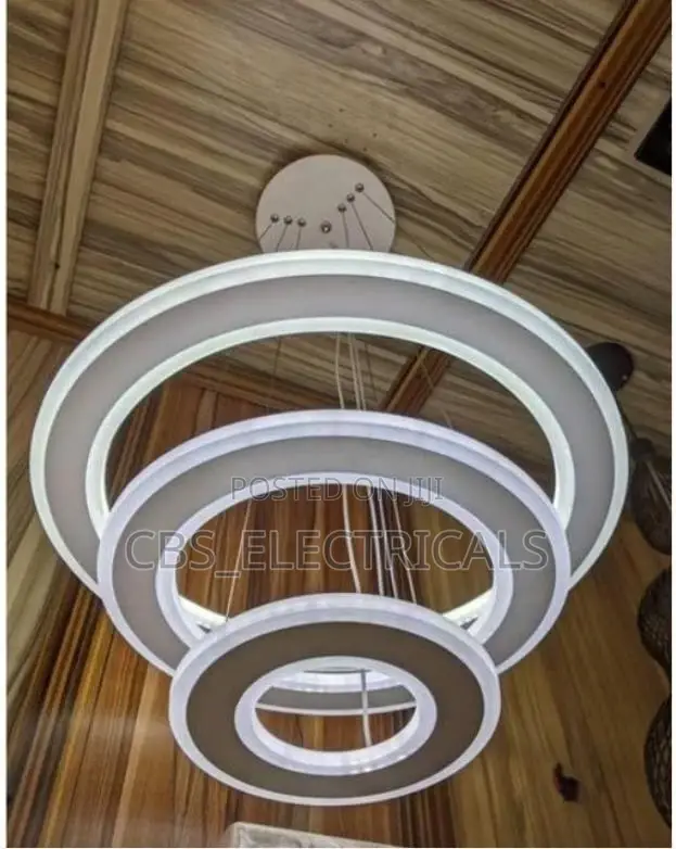 Triple-ring Led Chandeliers