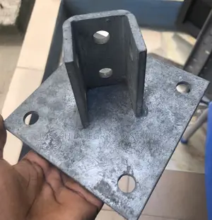 Morris 17454 Post Base, a Galvanized Steel Bracket