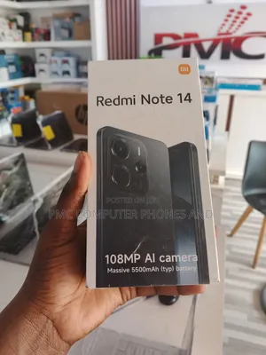 New Xiaomi Redmi Note 14 4G 128 GB Black