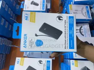 Anker 10000mah Power Bank With Built-in Usb-C Cable Fast Charge