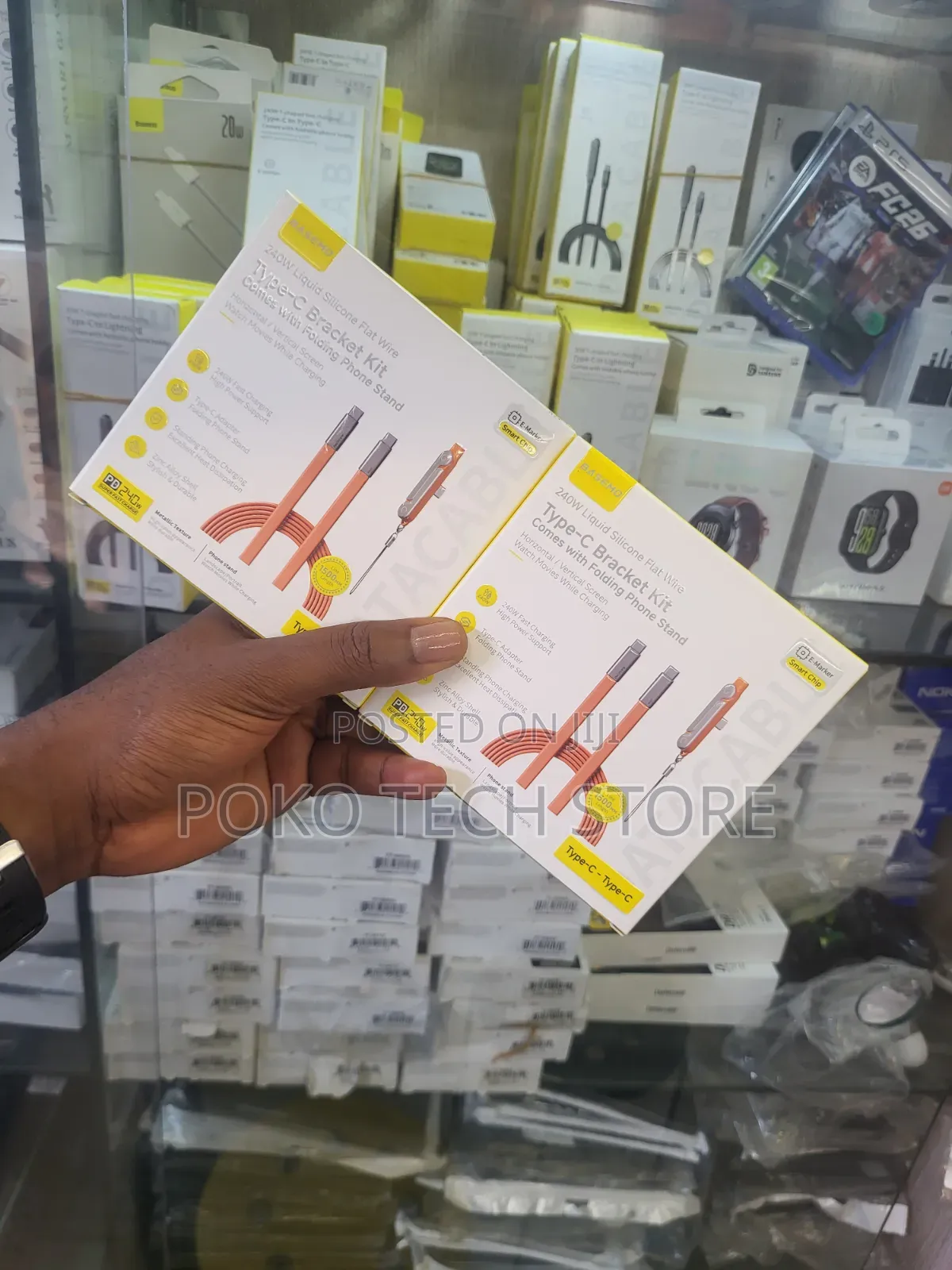 Basemo 240w Type-C to Type-C Charging Cable
