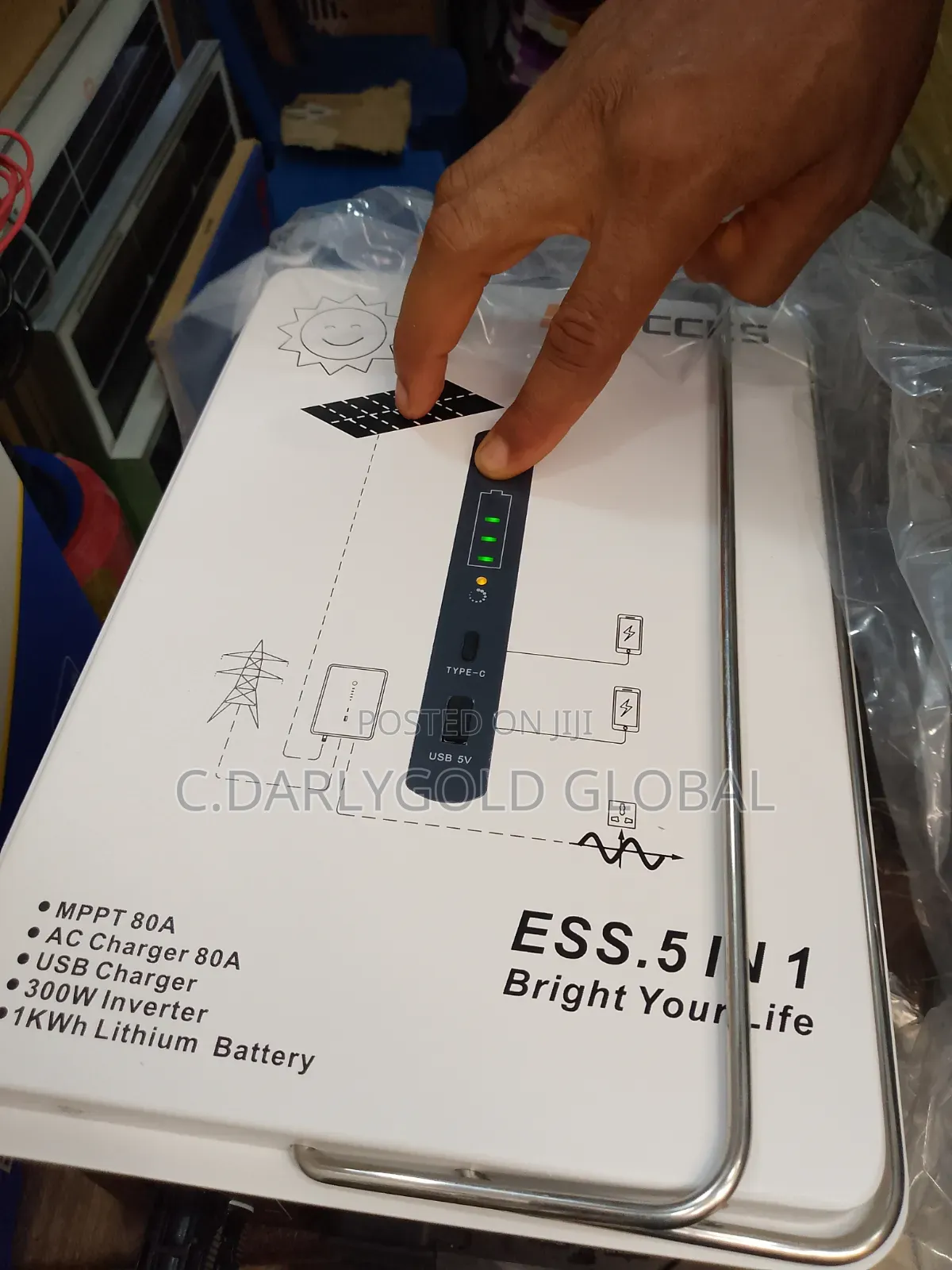 1000w Solar Generator With Panel