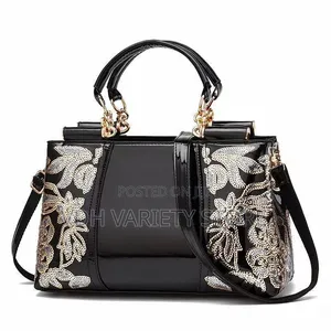 Glossy Embroidered Fashion Bag
