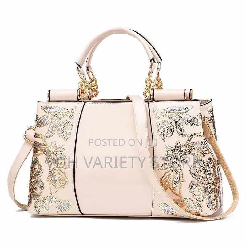 Glossy Embroidered Fashion Bag