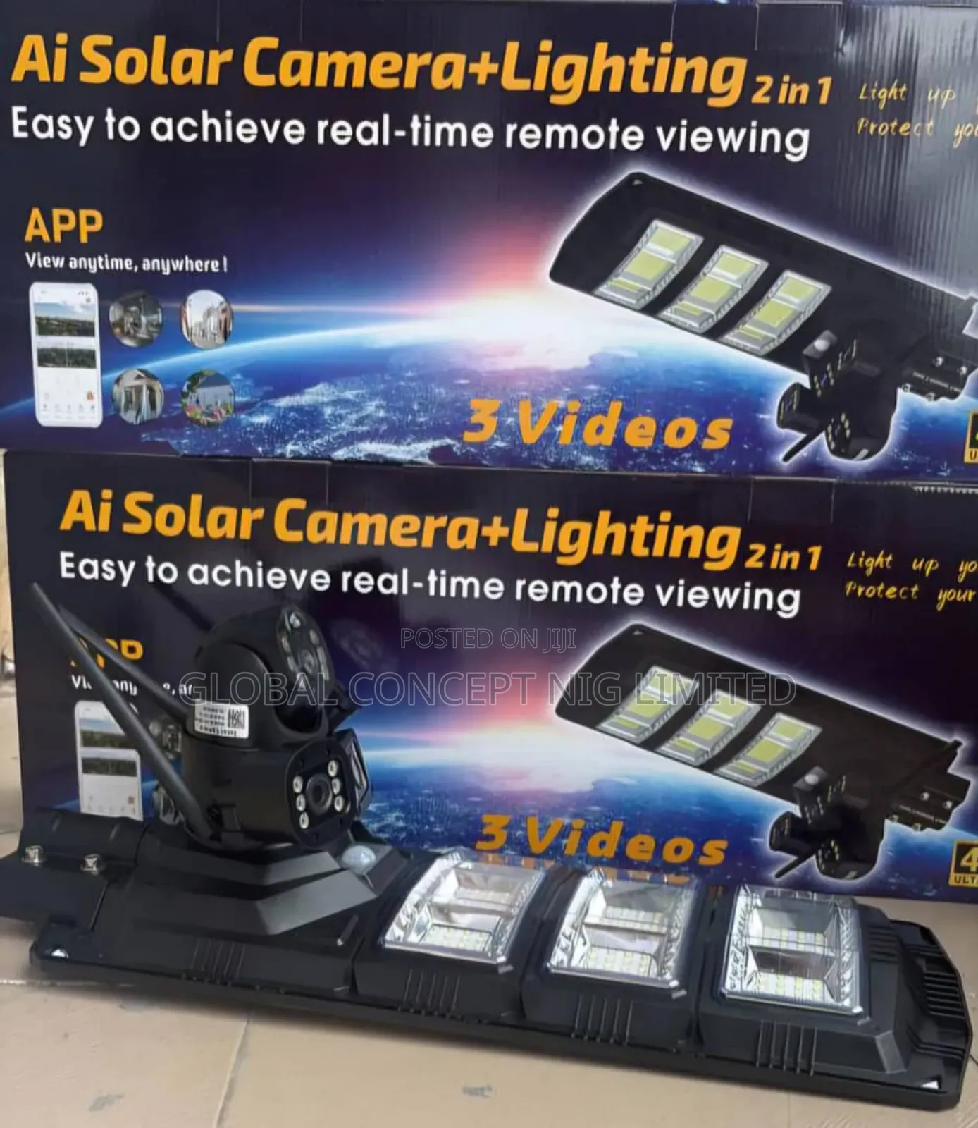 Interesting Triple St Light With Camera