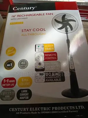 Century 16 Inches Rechargeable Standing Fan FRC-40-D
