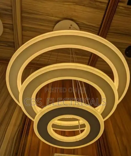 Triple-ring Led Chandeliers