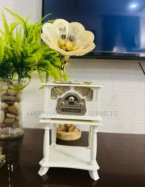 Vintage Gramophone Music Box Décor