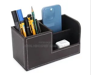 Pu Leather Mult-Function Desk Organizer