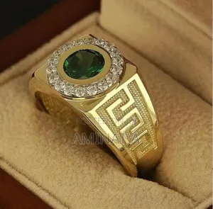 Green Gold Fashion Men Ring