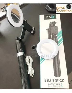 Selfie Stick and Tripod – Light and Bluetooth Shutter Release – Long