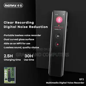 Remax Digital Multimedia Voice Recorder (Rp3)