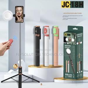 Jc18 Selfie Stick Tripod Stand With Bluetooth Remote Selfie Stick