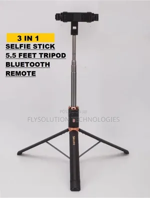 3 in 1 Selfie Stick Tripod Bluetooth Remote Shutter Android iPhone