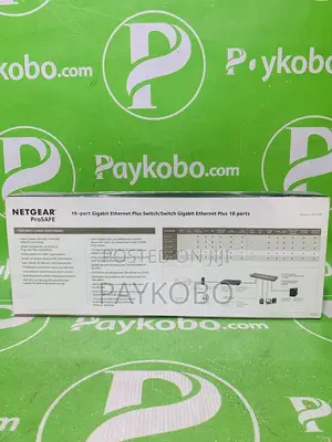 Netgear Prosafe Plus 16-Port Gigabit Ethernet Switch