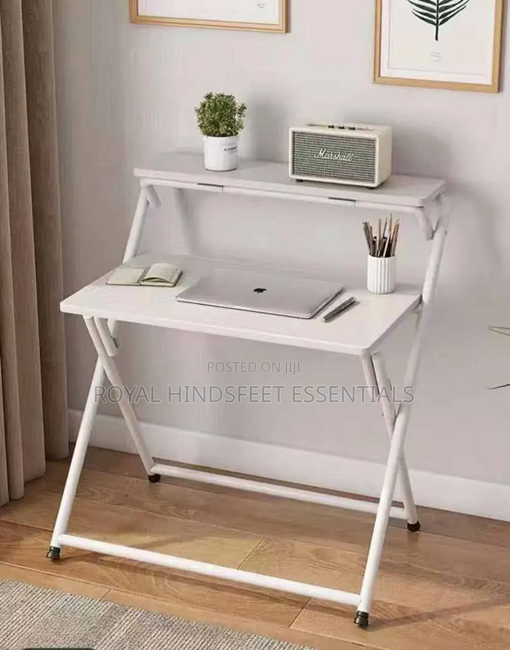 2 Tier Foldable Work Station Table