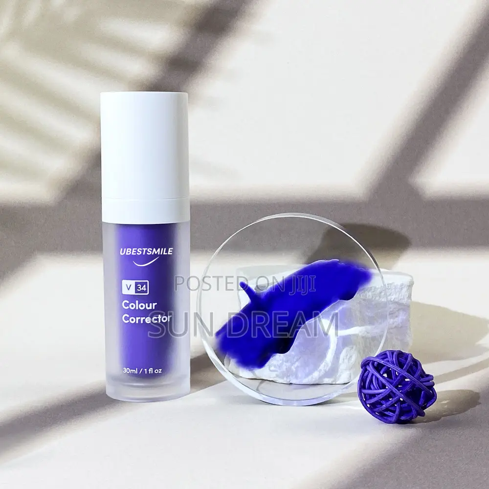 V34 Color Corrector Purple Foam Toothpaste Teeth Whitening Toothpaste