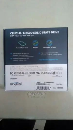 1TB Crucial Solid State Drive (Ssd)