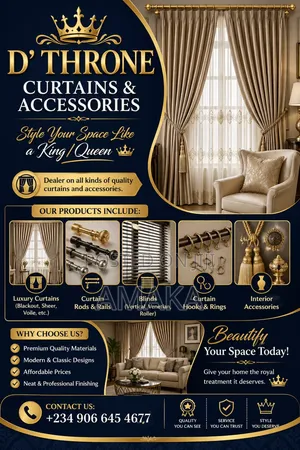D' Throne Curtains And Accessories